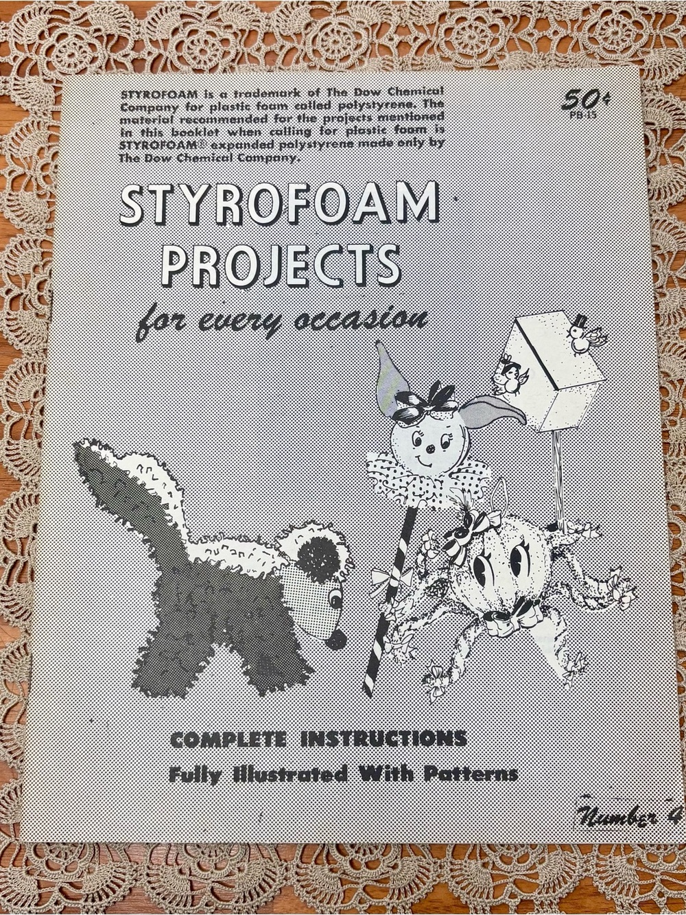 Vintage 60s Styrofoam Projects Craft Magazine Instructional Pamphlet 1966